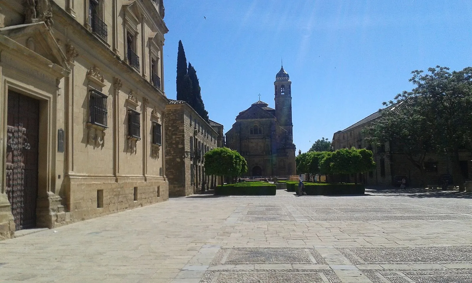 The Renaissance Plaza Vázquez de Molina in Úbeda, with its palaces and the Sacra Capilla del Salvador